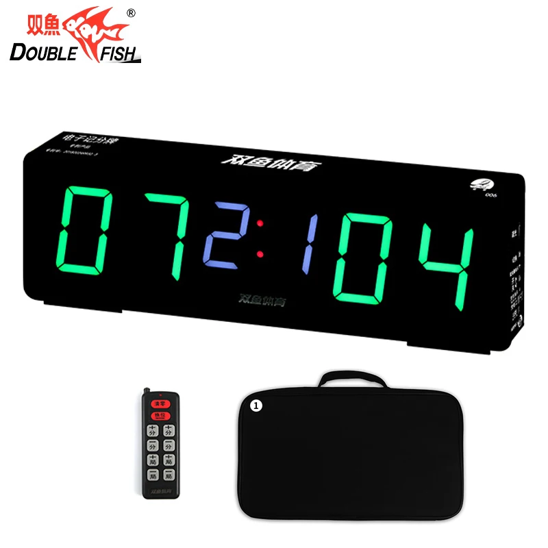 Перезаряжаемый цифровой двойной светодиодный дисплей с дистанционным