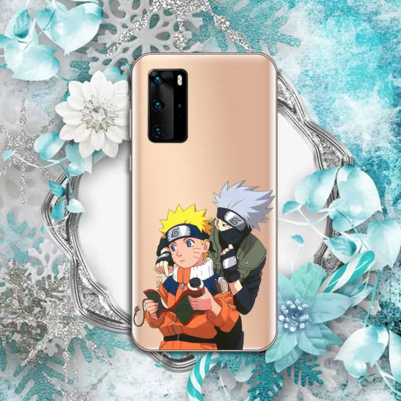 

Akatsuki naruto Itachi Uchiha anime Phone Case Transparent for Huawei P honor 8 10i 20 30 40 smart 2019