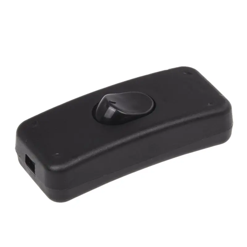 2 шт светильник для спальни ВКЛ/ВЫКЛ в линии шнура переключатель черный AC 250V