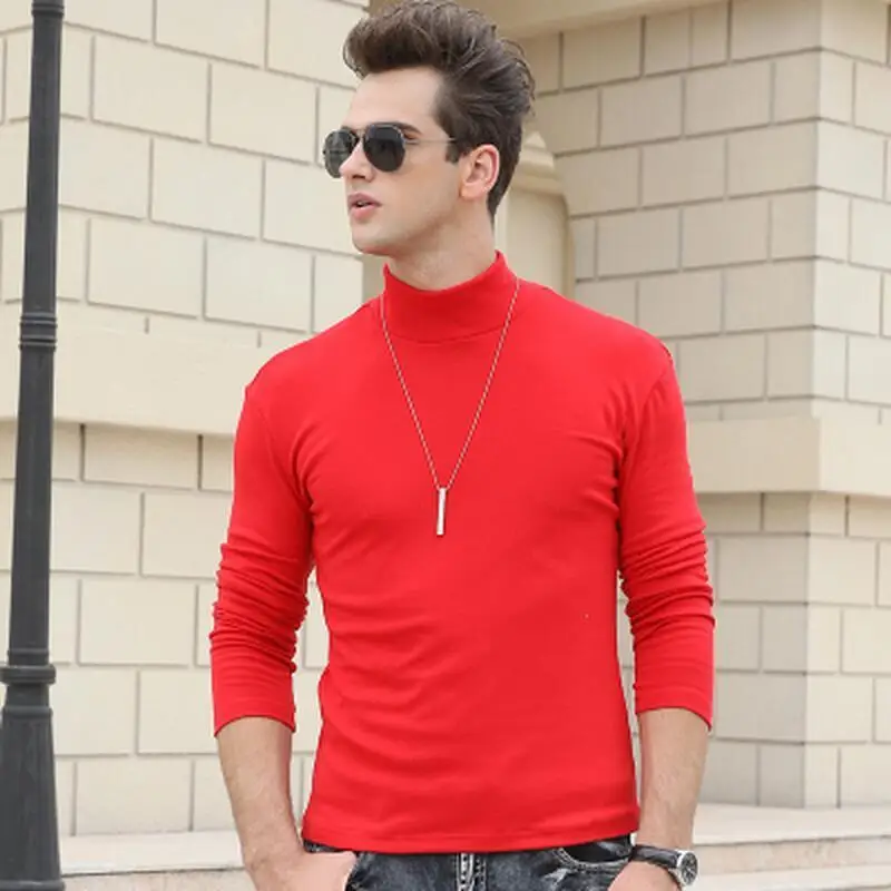 Мужская футболка уличная одежда мужская Базовая водолазка рубашка солнечная