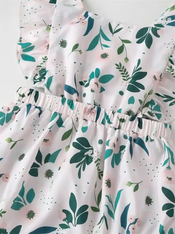 Боди для малышей 2020 боди без рукавов с цветочным рисунком новорожденных девочек