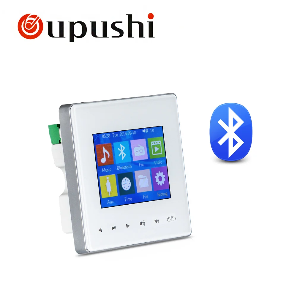 OUPUSHI AG-3 фоновая музыка в стенах усилители SD/AUX in/USB музыкальный плеер, Bluetooth цифровой стерео усилитель - Цвет: BG-3