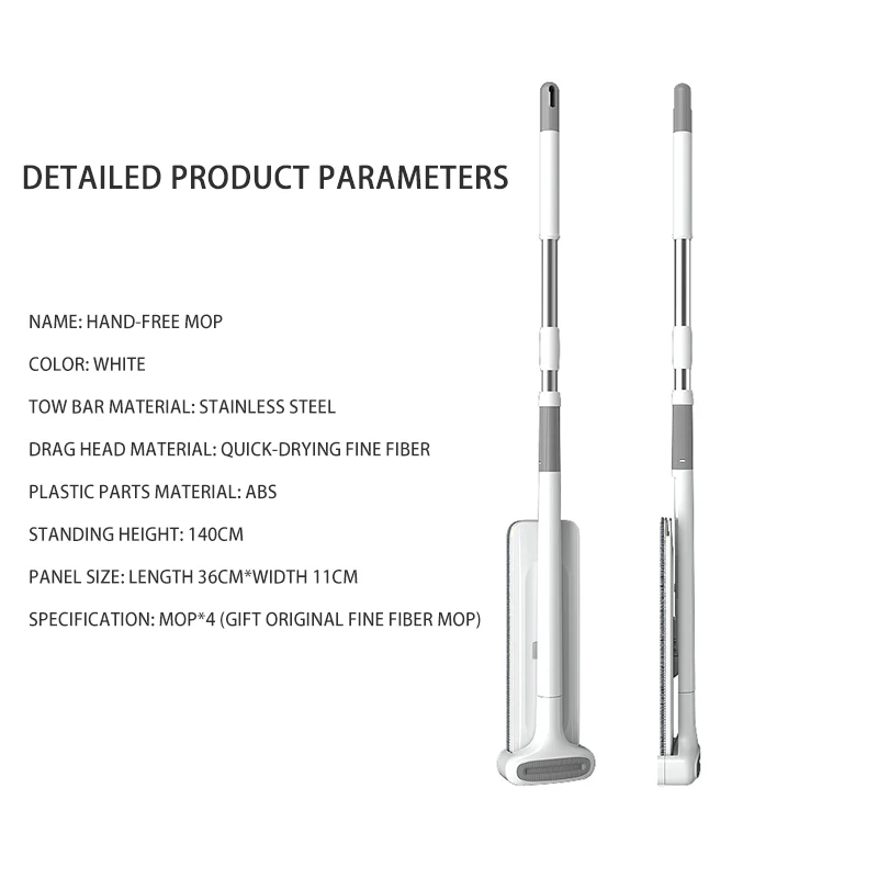 

Magic Squeeze Flat Mop Hands Free Washing Mops For Floor House Cleaning Mops Cleaner Household Cleaning Automatic Dehydration