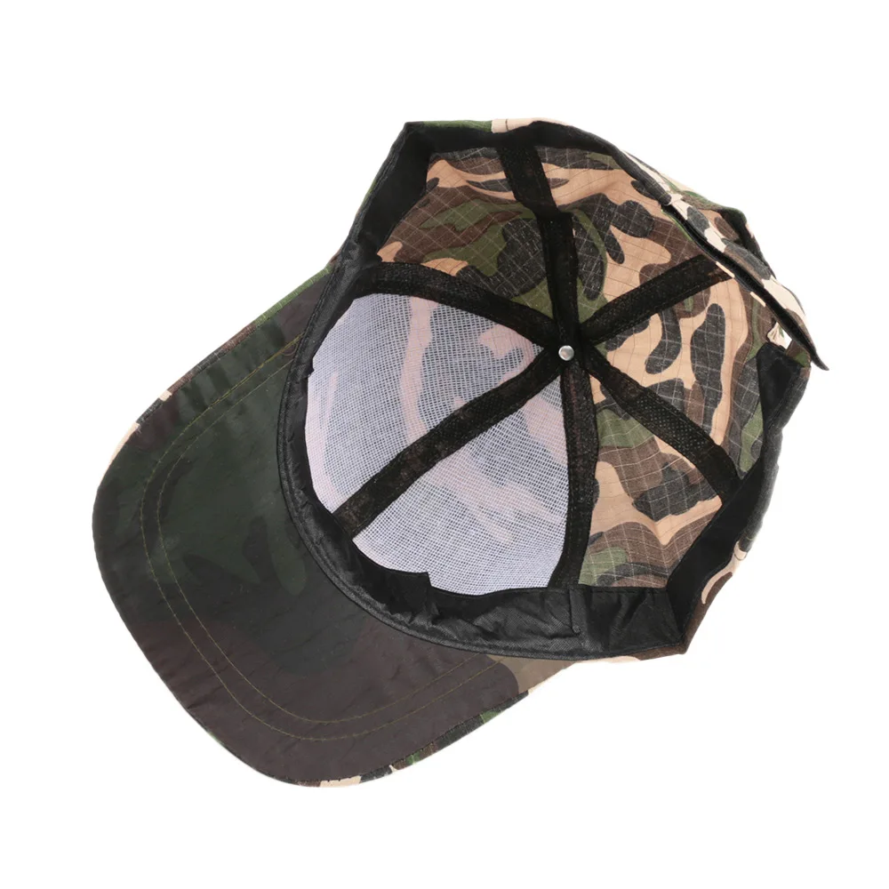 1Pcs Camouflage Baseball Cap Hip Hop Camo Hats For Unisex Army Military Training | Спорт и развлечения