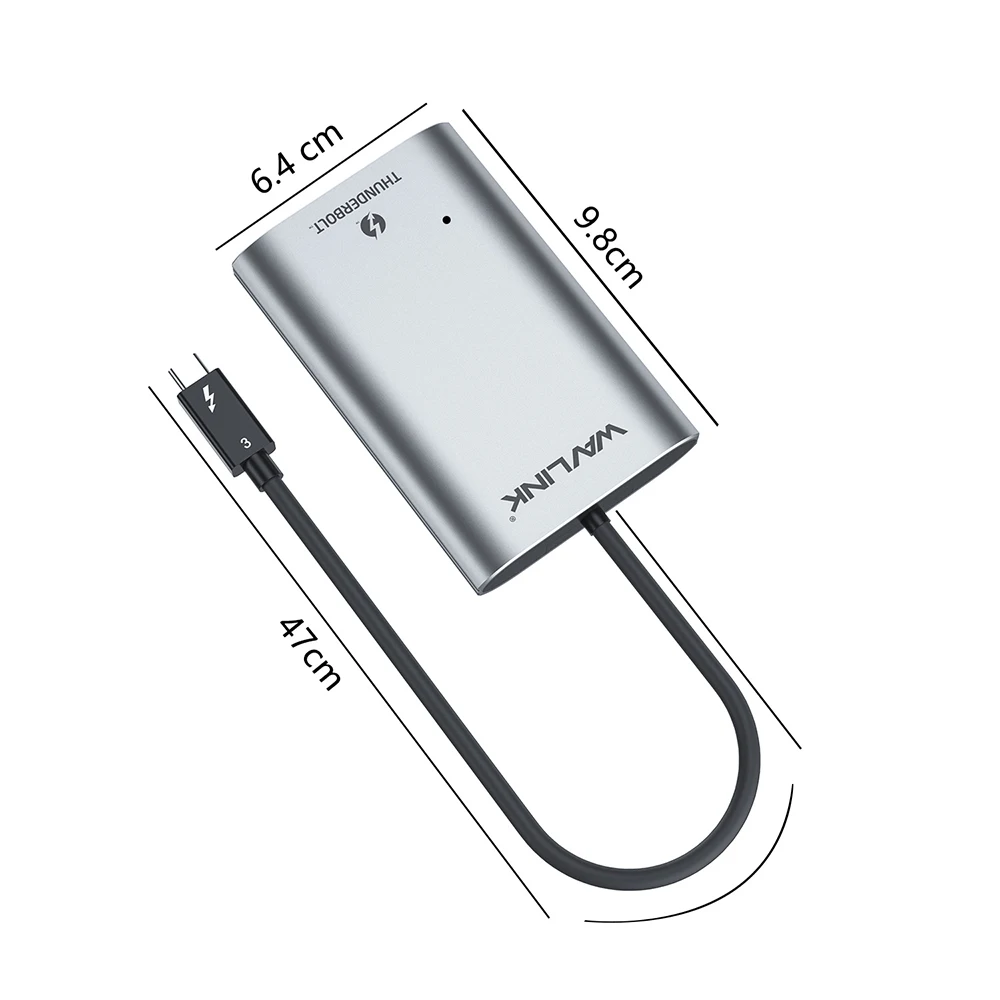 Адаптер Thunderbolt 3 dual HDMI Copmatible Display adapter USB C Hub конвертер Поддержка 4K Ultra HD Type