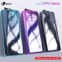 gkk original slim case for oppo reno 10x zoom case full protection transparent plating tpu for oppo reno 10x zoom case funda