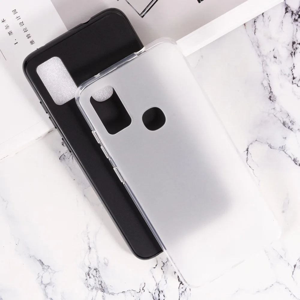 Чехол для ZTE Blade A7s 2020 мягкая задняя защитная оболочка из ТПУ чехол матовый
