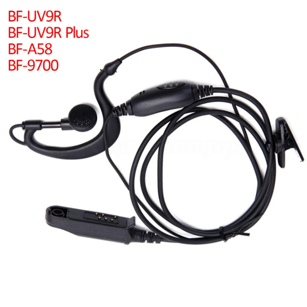 Горячая Распродажа наушники гарнитура MIC PTT для Baofeng UV 9R Plus BF A58 9700 двухстороннее