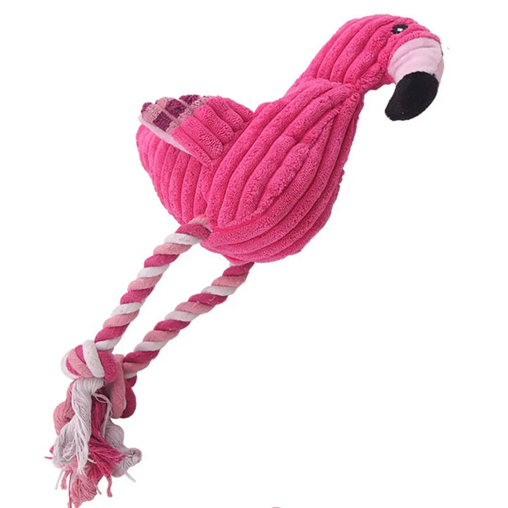 1 шт. животное моделирование Фламинго плюшевые звуковая игрушка собака