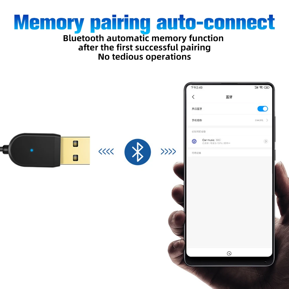 ANKNDO 3 5 мм Aux Bluetooth 0 приемник Usb весенний кабель адаптер автомобильный аудио разъем