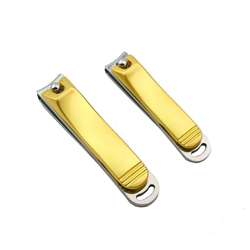 Золотые профессиональные ножницы для ногтей нержавеющая сталь триммер