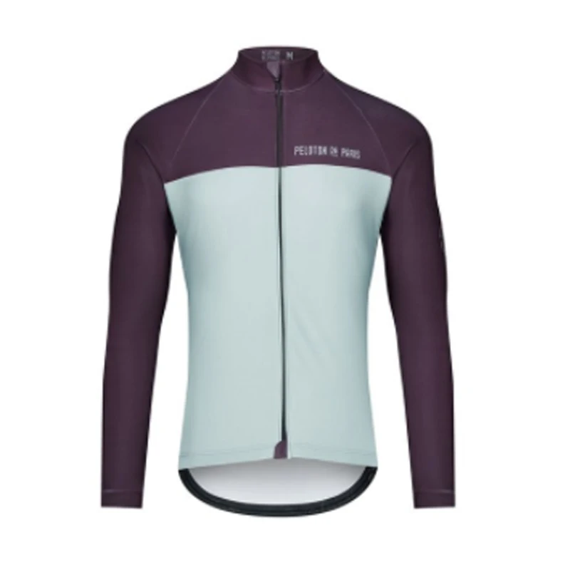 

Stitching Color Cycling Jersey Jacket Men's Team Cycling Jersey Autumn Quick Dry Outdoor Sport Clothes Road Bike Apparel