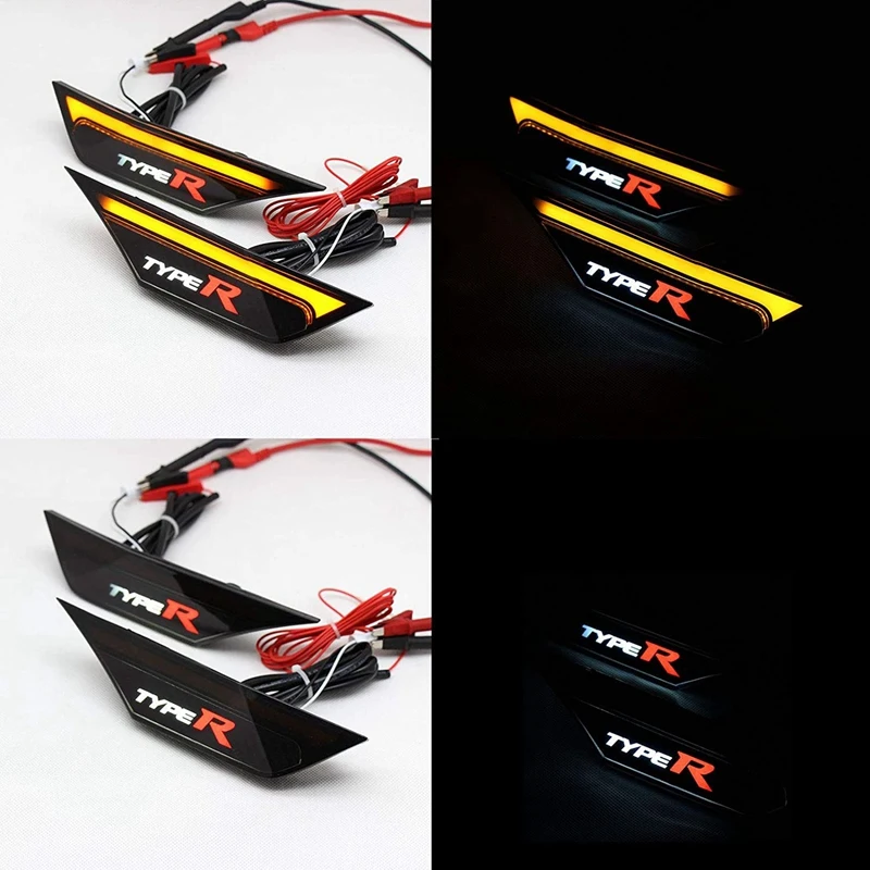 

LED Dynamic Fender Lamp Turn Signal Light Front Side Marker Light For Honda CIVIC Type R 2D/4D/5D 2016-2021