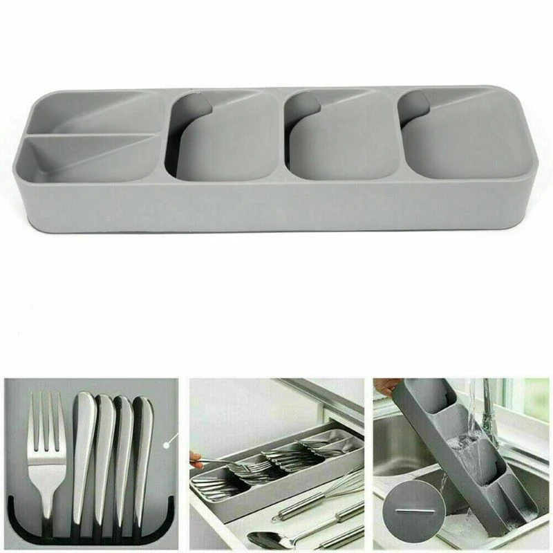 

Cutlery Storage Fork Spoon Tableware Kitchen Drawer Storage Box Kitchen Box Drawer Organization Drawer Cutlery Storage Tray