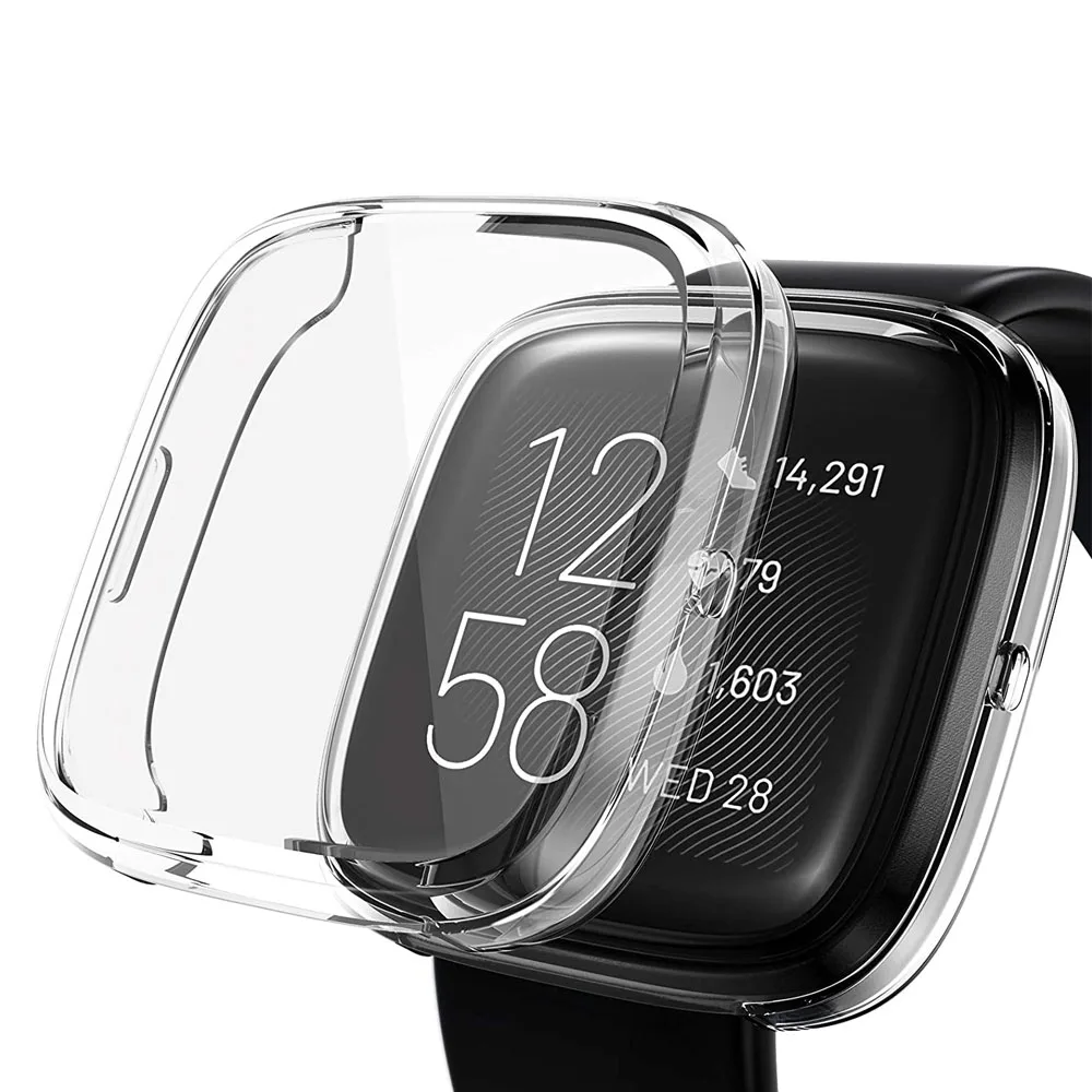 Чехол на весь корпус для Fitbit Versa 2 защитный чехол экрана устойчивый к царапинам