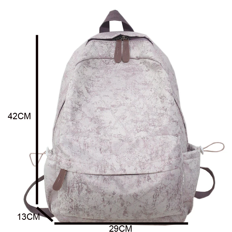 

2021 New Design Nylon Surface Woman Backpack lightweight SchoolBags for Teenage Girls Boys Ladies College Travel Rucksack