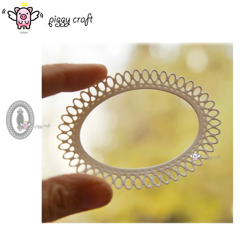 

Технические металлические Вырубные штампы, форма для вырезания, 2 шт., кружевная овальная тарелка, скрапбукинг, бумажный нож, форма, лезвие, п...