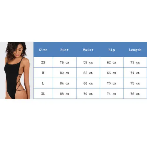 

Sexy Women Solid Black Sheath Bodysuit Female Summer Fashion Solid Bandage Backless Sexy Bodycon Bodysuits Ladies Clothing