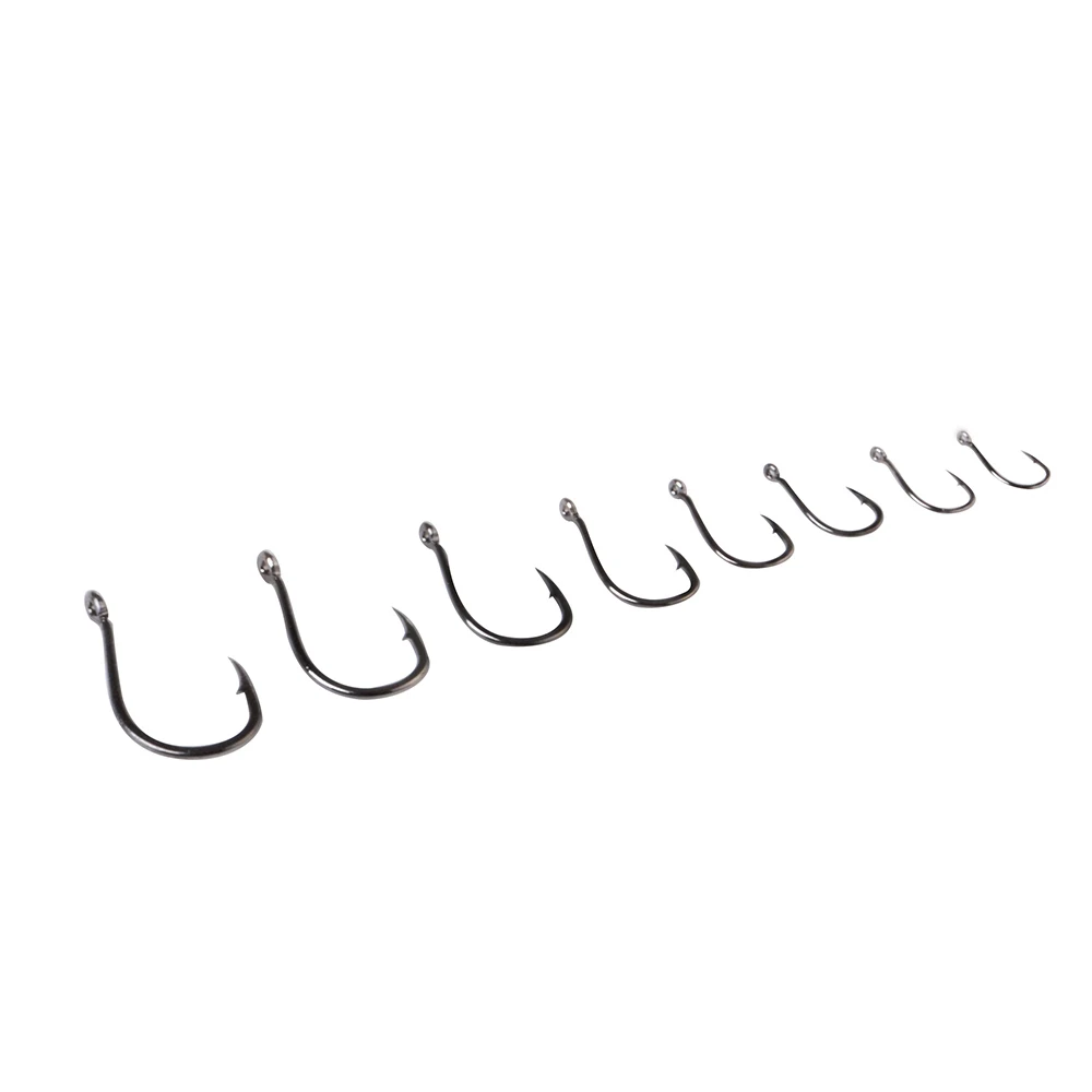 

Fishing Hooks Set Carbon Steel Single Circle Fishhook Fly Jip Barbed CarpTackle Accessories