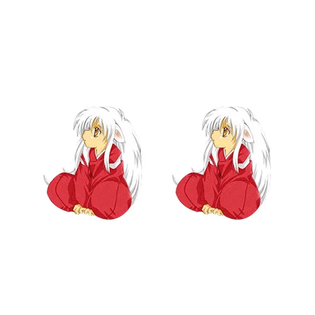 Новые Inuyasha и Kagome акриловые серьги Shippou Sesshoumaru серьги из полимеров эпоксидные серебряные серьги-гвоздики позолоченные - Окраска металла: 3