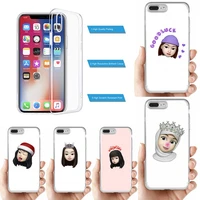 cartoon boy girl face expressions phone case for iphone 11 12 13 mini pro xs max 8 7 6 6s plus x 5s se 2020 xr case