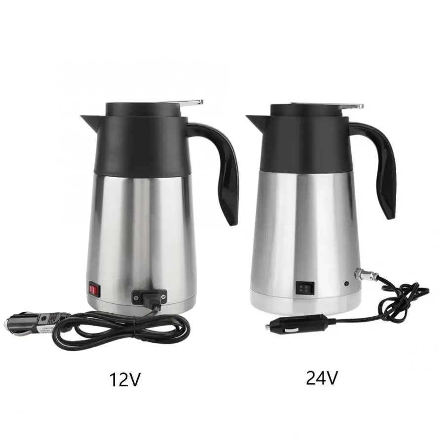 Автомобильная дорожная электрическая чашка с подогревом 12/24 В 1300 мл | Бытовая