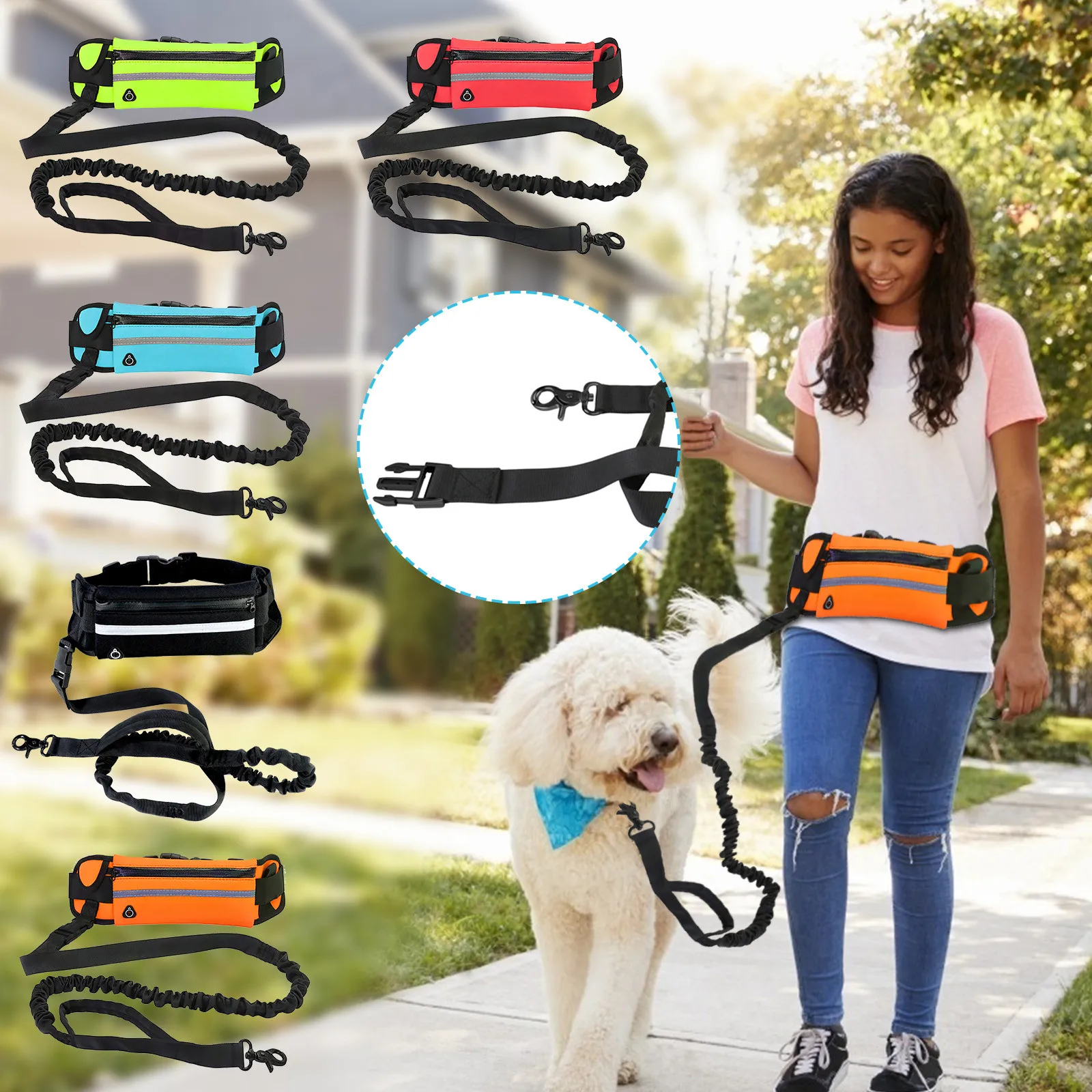 Сумка для бега рюкзак ходьбы собаки карманная Спортивная Многофункциональная