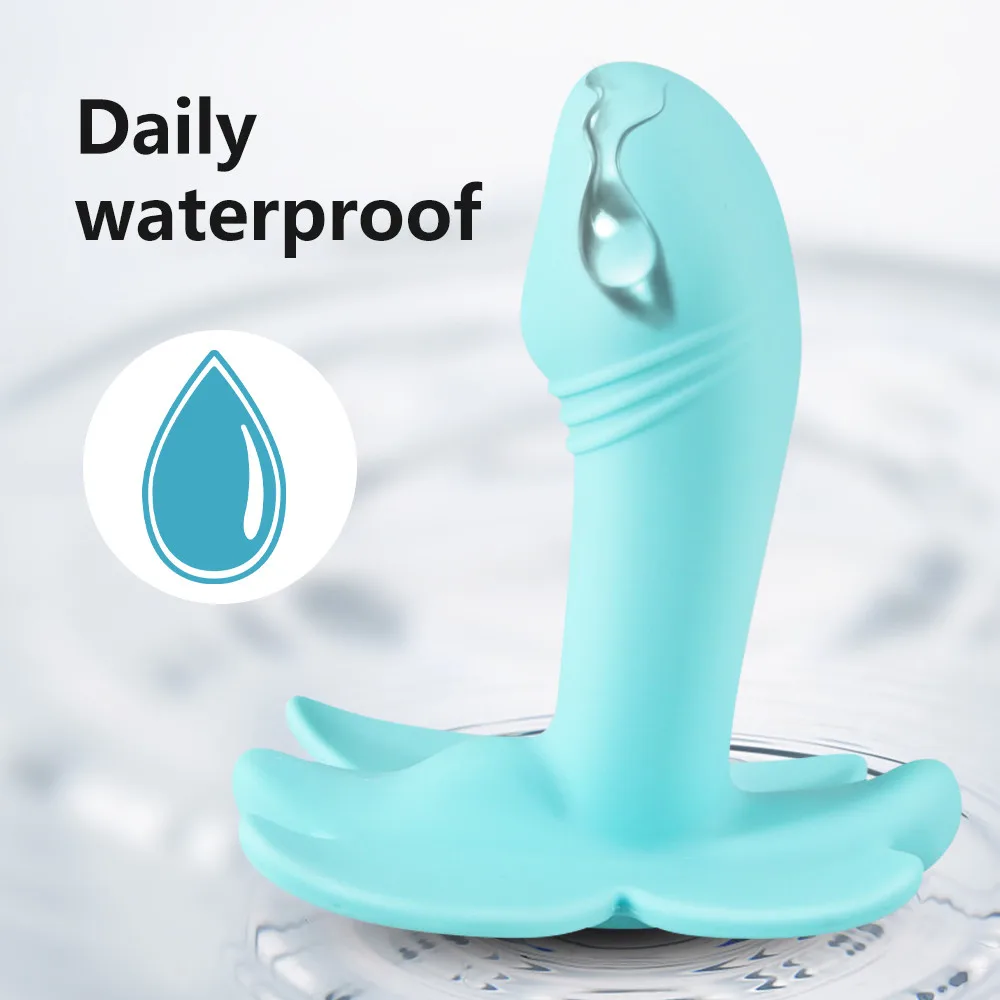 Носимый фаллоимитатор-бабочка вибратор интимные игрушки для женщин Стимулятор