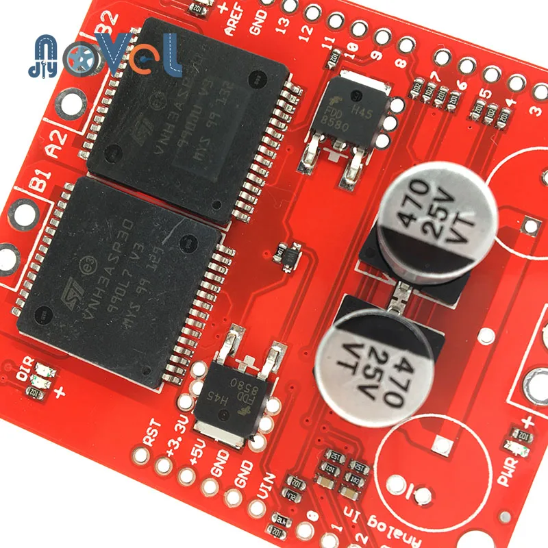 Двойной модуль драйвера шагового двигателя VNH2SP30/VNH3SP30 16 В 30A Monster Moto Shield Замена L298N