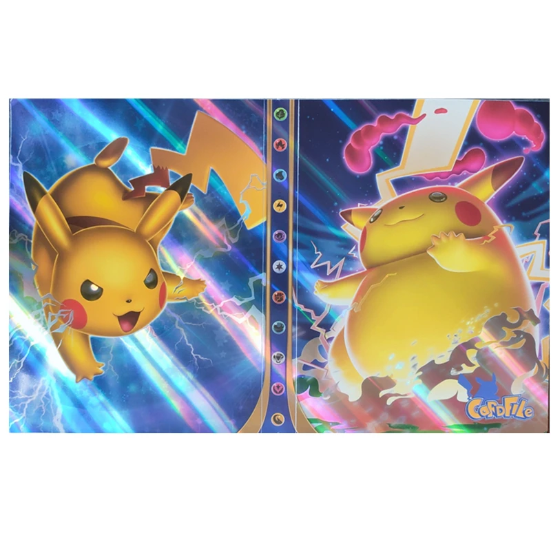 Новинка 2022 блестящий альбом Pokemon Charizard Vmax папка для книг с картой список верхней