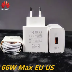 66w charger huawei supercharge fast charger adapter usb 6a type c cable for huawei mate 40 pro mate30 40 p40 pro nova8 se p30 free global shipping