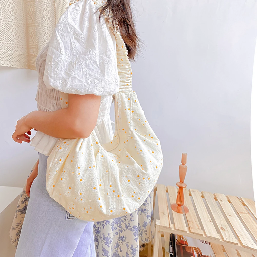 Холщовая портативная многоразовая сумка на плечо корейские женские сумки через