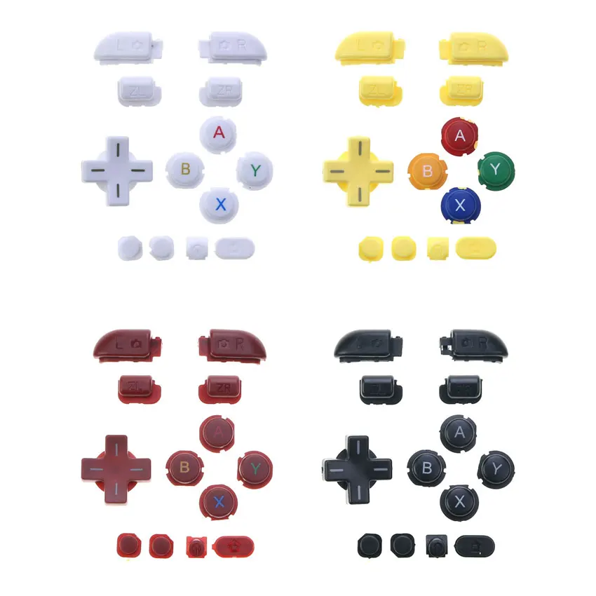 Запасная часть YuXi для консоли 3DS XL LL A B X L R ZL ZR D-pad кнопка включения питания новых