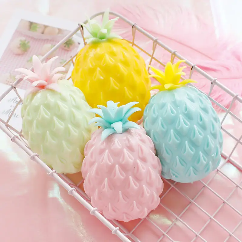 

Fun Soft Pineapple Anti Stress Ball Stress Reliever Fidget Toys For Adult Kids Funny Anti Stress Pop Reliver Stress Squeeze Toys