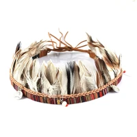 cowboy western beaded hatband handmade feather men women beadwork ethnic flair