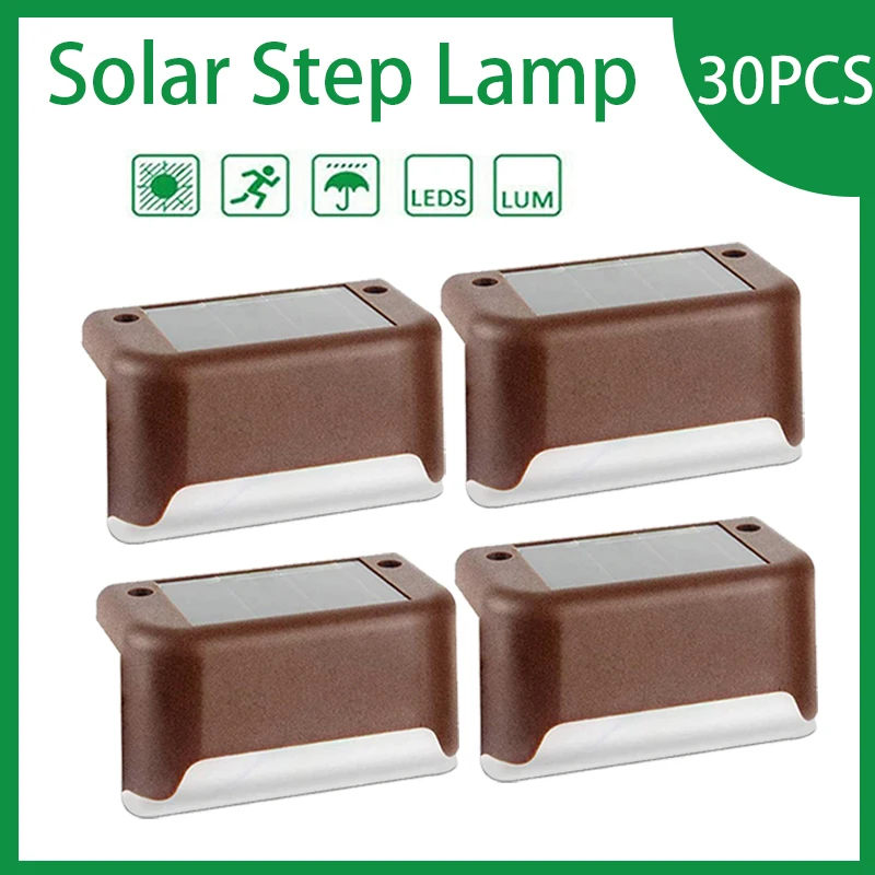 

Уличная лампа на солнечной батарее, настенная лампа для сада, водонепроницаемая лампа для лестницы