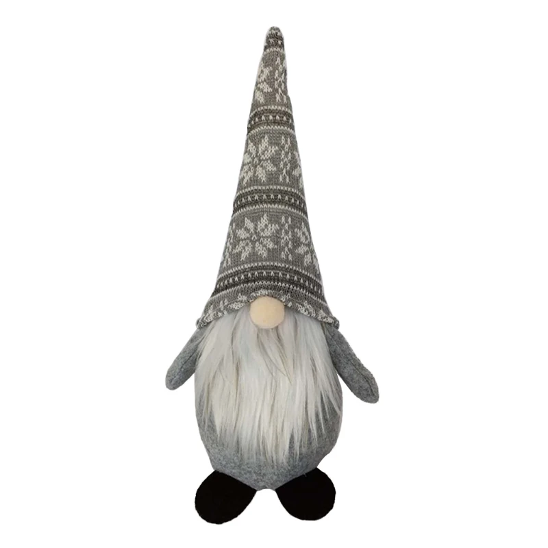 

T5EC 10’’ Stuffed Pendant Christmas Santa Nordic Doll Party Holiday Festival Supply Soft Baby Toy Lovely Wall Mounted Pendant