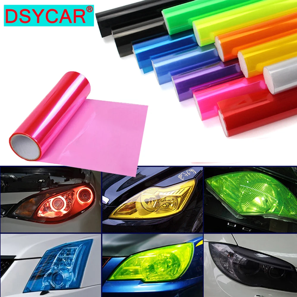 900cm/Roll x30Cm Auto Car Sticker Smoke Fog Light HeadLight Taillight Tint Vinyl Film Sheet All Colors Available Car Decoration 900cm/Roll x30Cm Auto Car Sticker Smoke Fog Light HeadLight Taillight Tint Vinyl Film Sheet All Colors Available Car Decoration