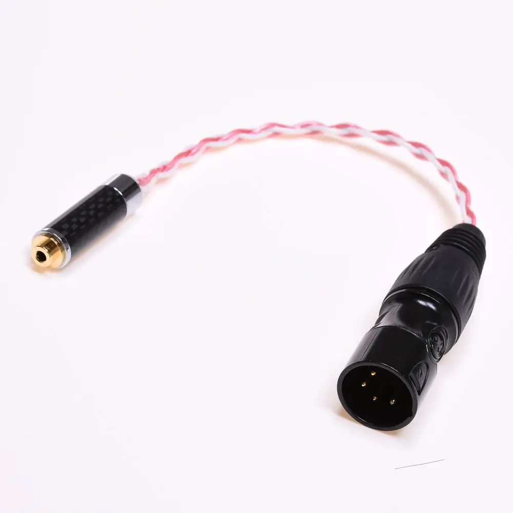 XLR to 2.5mm 4 Pin XLR Male to 2.5mm Female Trrs Balanced Audio Adapter Cable Compatible for Astell&Kern FIIO
