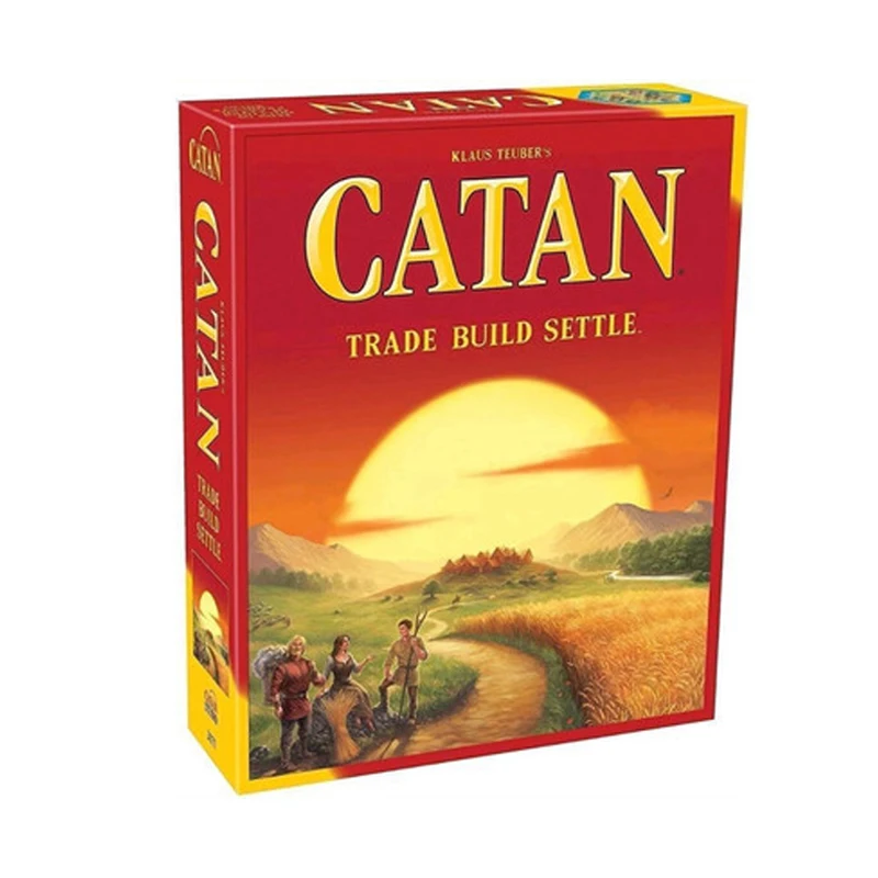 Настольная игра Catan: Trade Build Settle/setters/5-6 плеер, набор для расширения, полный английский, высокое качество, домашние, вечерние, настольные игры - Цвет: CATAN BASIC