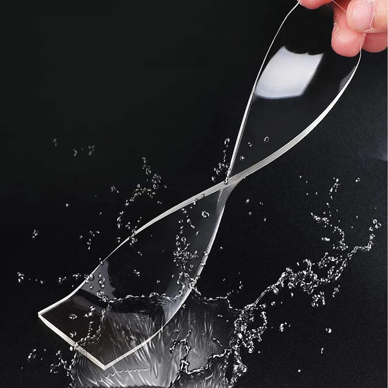 

Transparent Monster Tape 3M Tape Double Sided For Car Waterproof Wall Stickers Nano Magic Reusable Tracsless Heat Resistant Tape