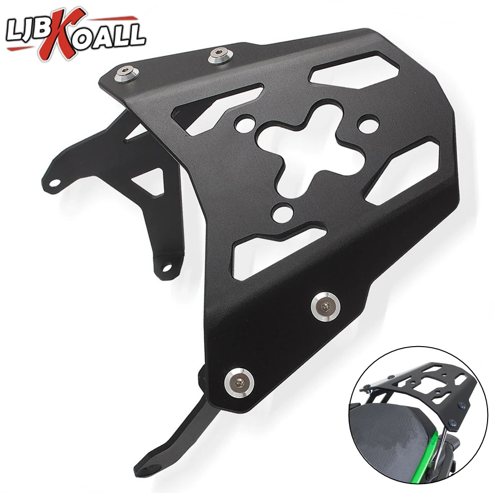 Мотоцикл черный сзади Чемодан Топ стойки Кронштейн для Kawasaki Ninja 650 ER6N ER6F EX650E EX650F 2012 2013