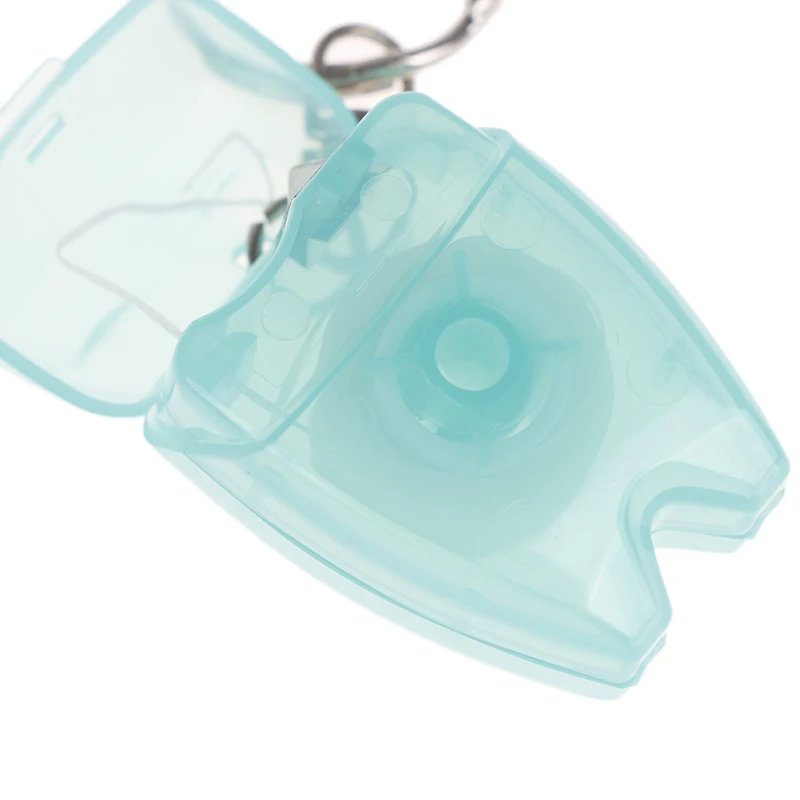

2Pcs Dental Floss Keychain Mini Health Hygiene Key Ring Portable Color Randomly 15m Long Dental Flosser Unique