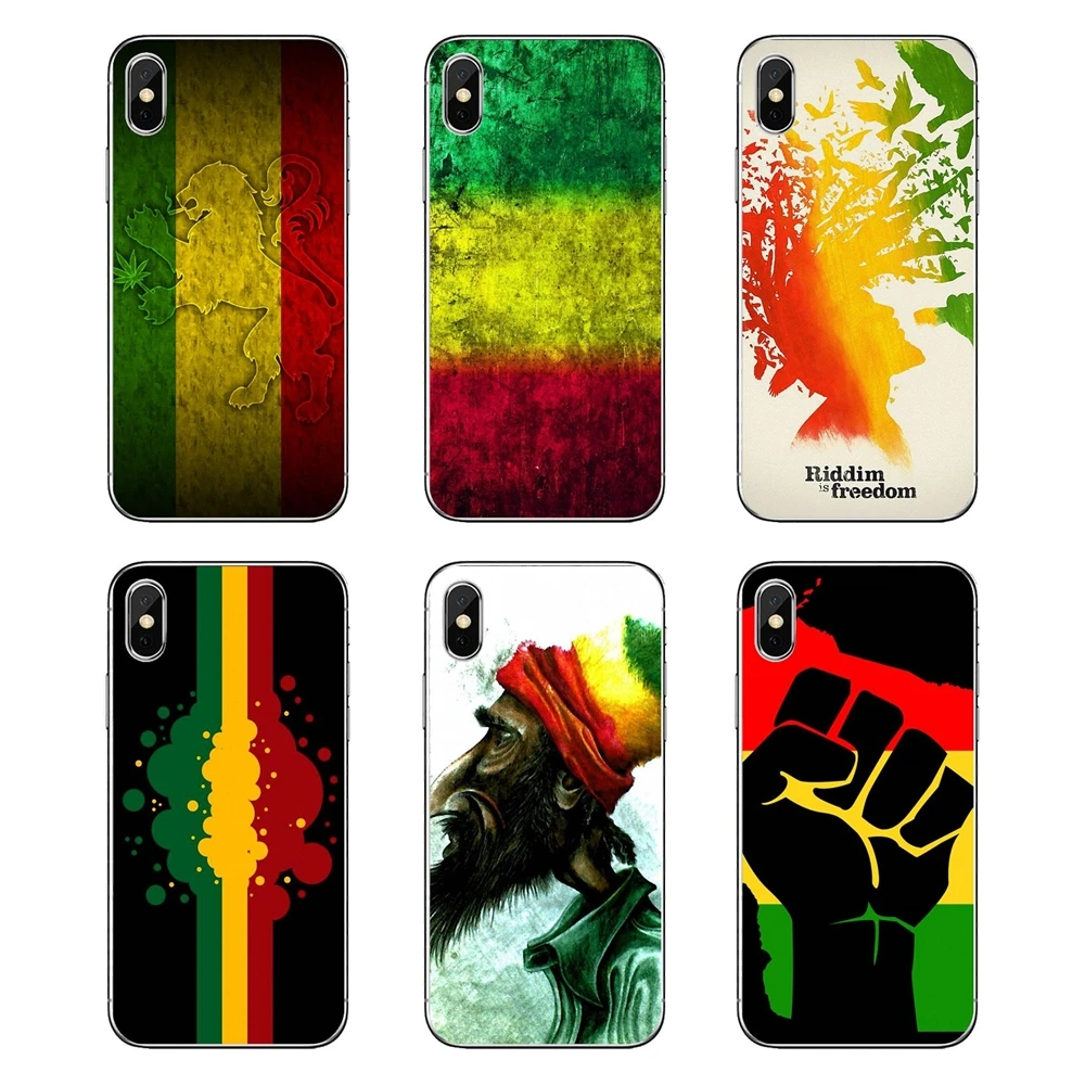 Чехол для телефона Reggae красный золотой зеленый художественный плакат ямайская