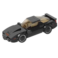 moc super sports car 1982 classic american drama racing the third generation of model building block toy childrens gift