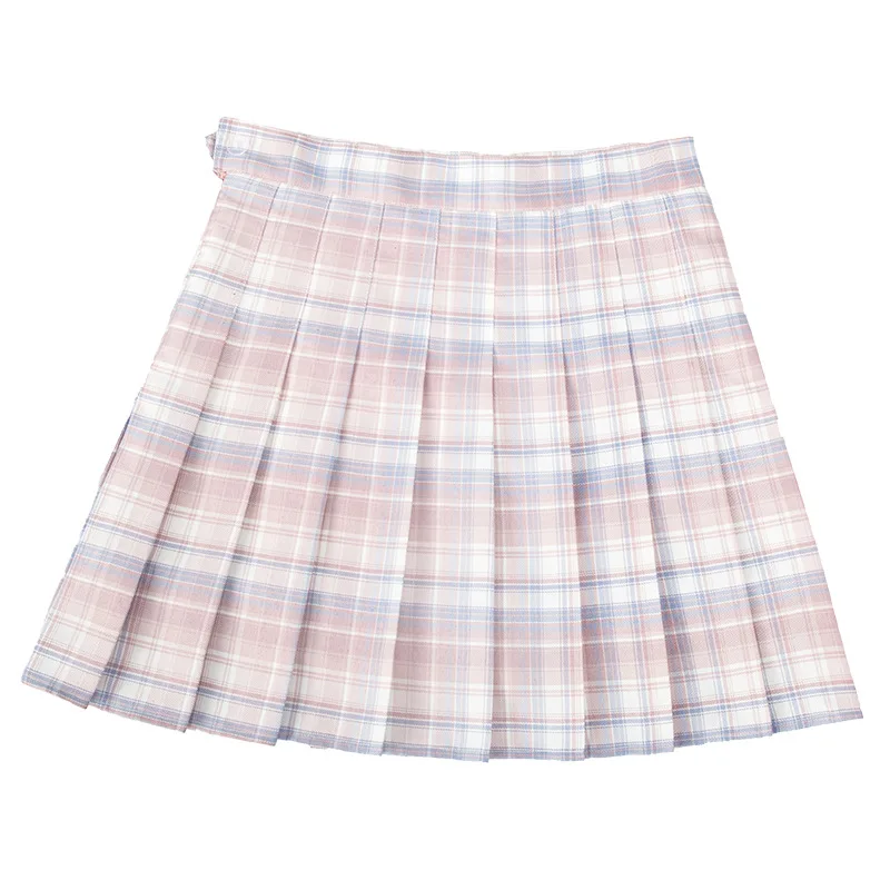 

Women's Skirt 2021 New Lattice Short Skirt Female Fashion Cute Sweet Casual Spring Summer Plaid A-Line JK Pleated Mini Skirts