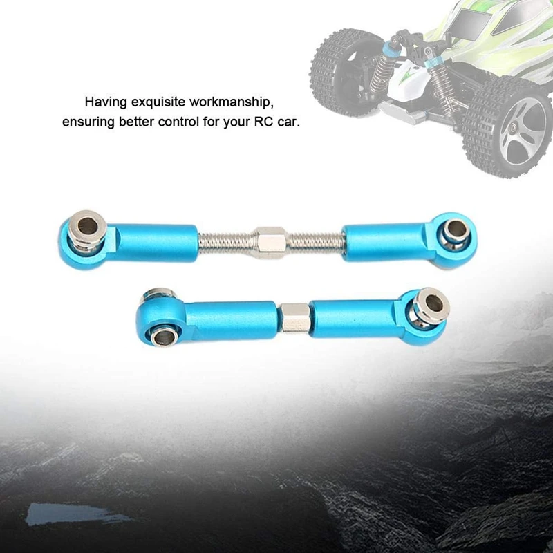 1 комплект рулевая тяга Регулируемый Радиоуправляемый рулевой рычаг для WLtoys 1/18