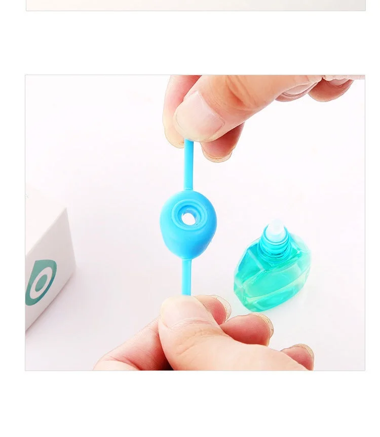 

Professional Silicone Eye Drop Bottle Helper Eyedrops Holder Drop Clear Eye Redness Fatigue Relief Eyestrain