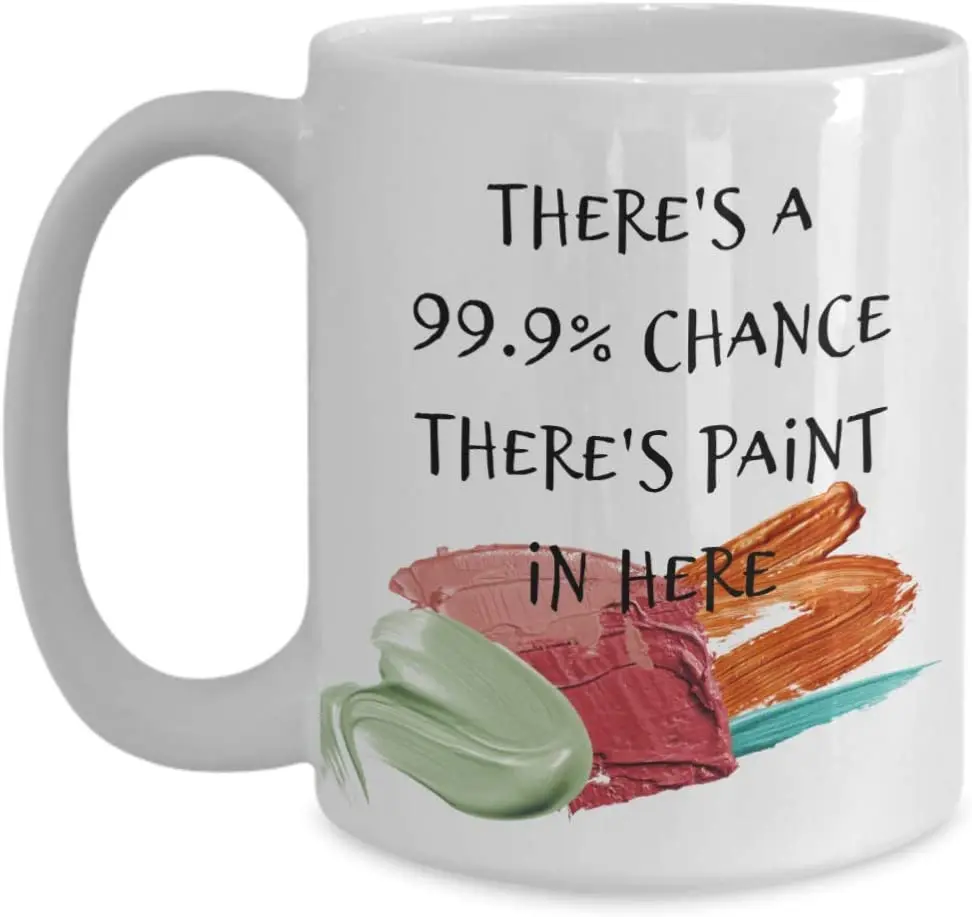 Забавная краска здесь подарок для женщин и мужчин кофейная кружка кружки | Дом