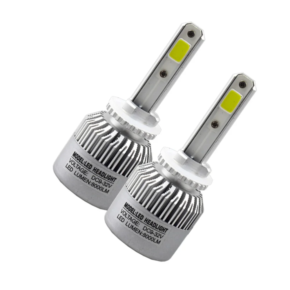 

2pcs S2 LED Headlight Bulb 36W 9-32V 8000LM Waterproof High Beam Low Beam Integrated Headlamp Car Head Light(880/881)